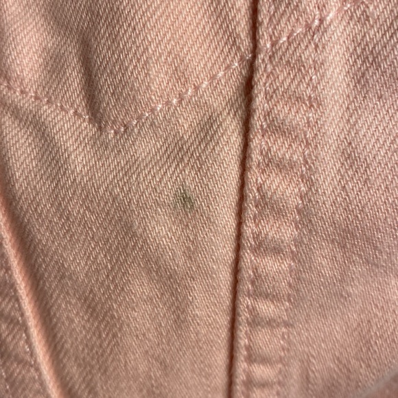 J Brand X Simone Rocha Pink Ruffle Sleeve Button Down Denim Vest Size S/M RARE‎ - Picture 13 of 13